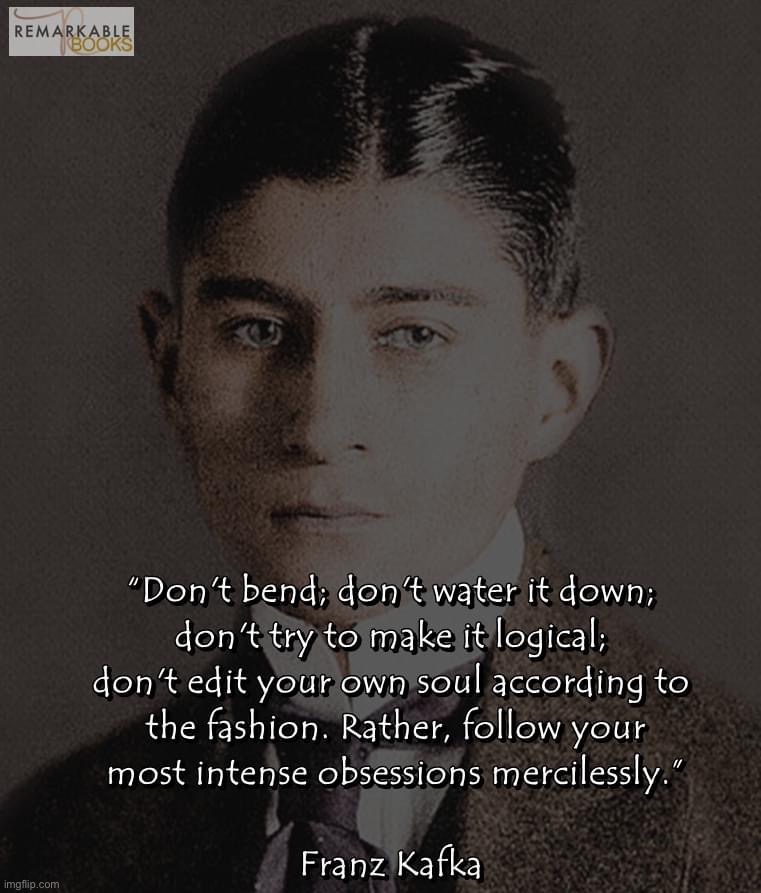 Franz Kafka quote | image tagged in franz kafka quote | made w/ Imgflip meme maker