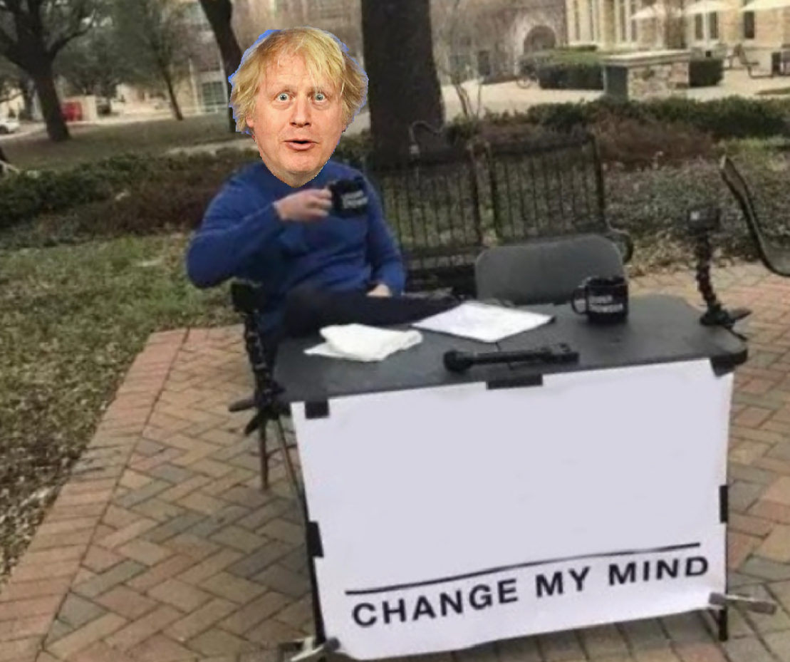 High Quality Boris Johnson Blank Meme Template