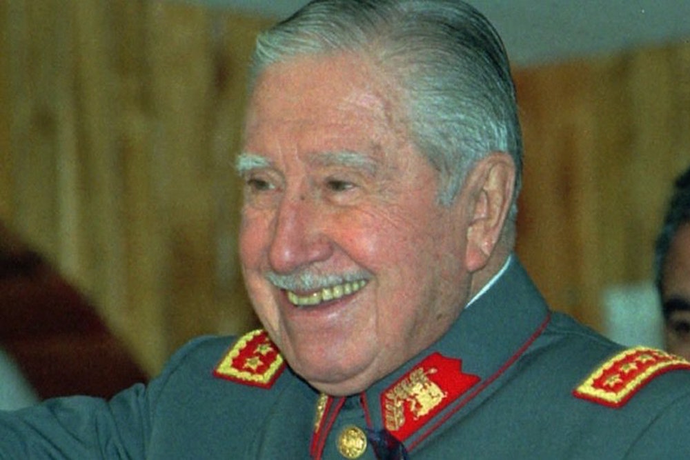 Pinochet smiling Blank Meme Template