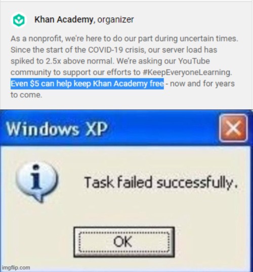 WindowsXP | image tagged in windows fail | made w/ Imgflip meme maker