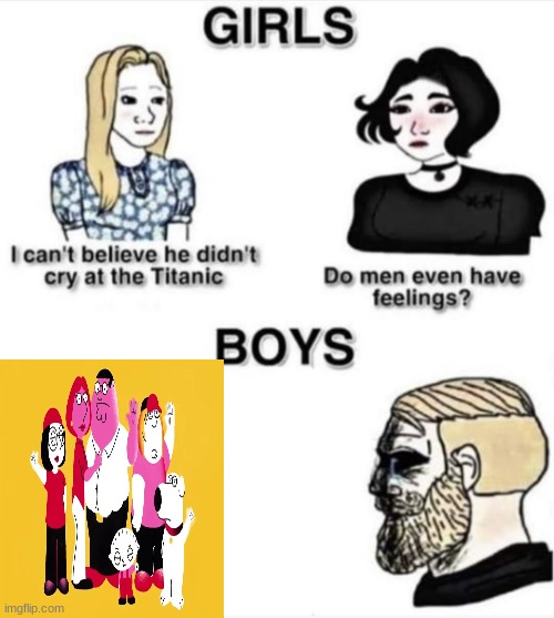 :( | image tagged in do men even have feelings,memes,family guy | made w/ Imgflip meme maker