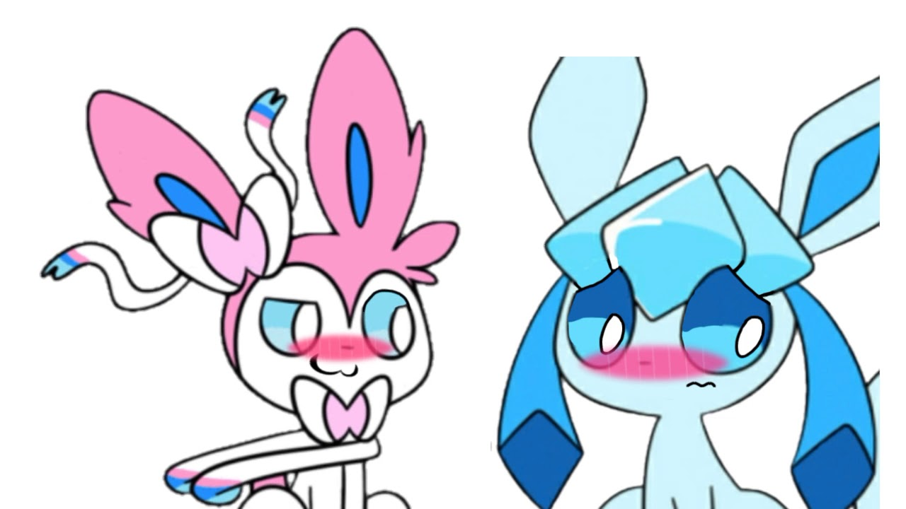 High Quality glaceon x sylveon Blank Meme Template