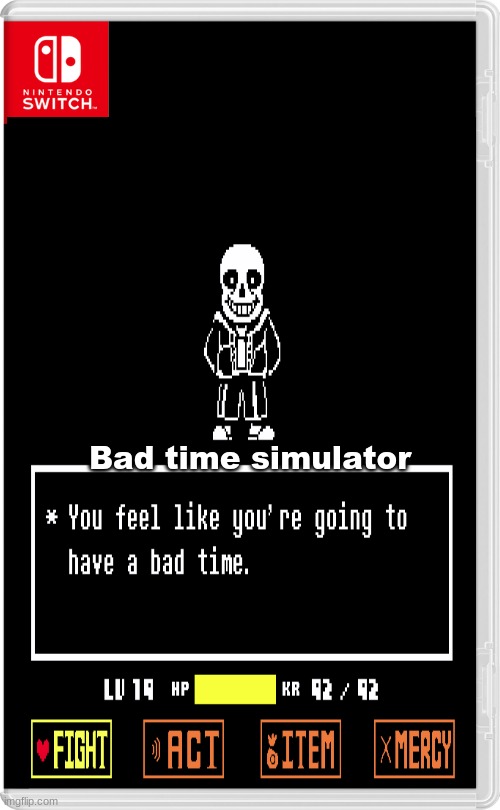 bad time simulator : r/Undertale