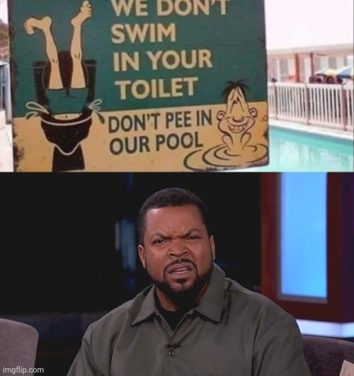 Pool Rules | image tagged in really ice cube | made w/ Imgflip meme maker