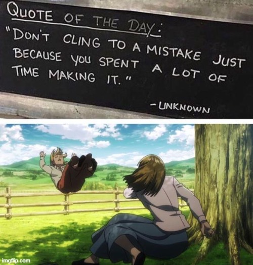 Lol | image tagged in mistakes,aot,lol | made w/ Imgflip meme maker