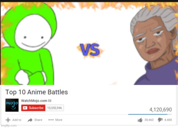 yooooooo | image tagged in top 10 anime battles | made w/ Imgflip meme maker
