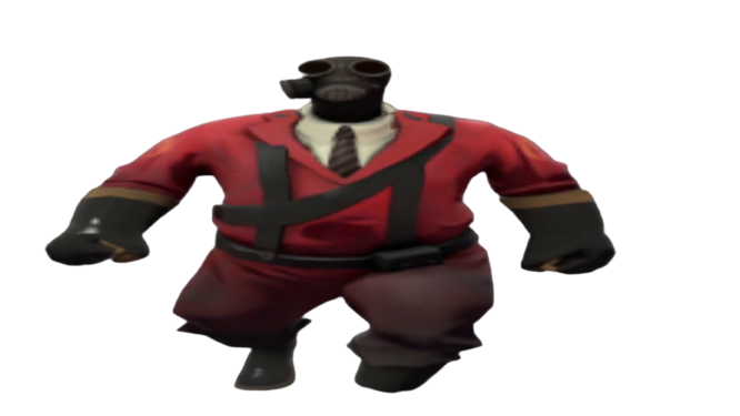 High Quality ''Hey guys TF2 Pyro here'' but better Blank Meme Template