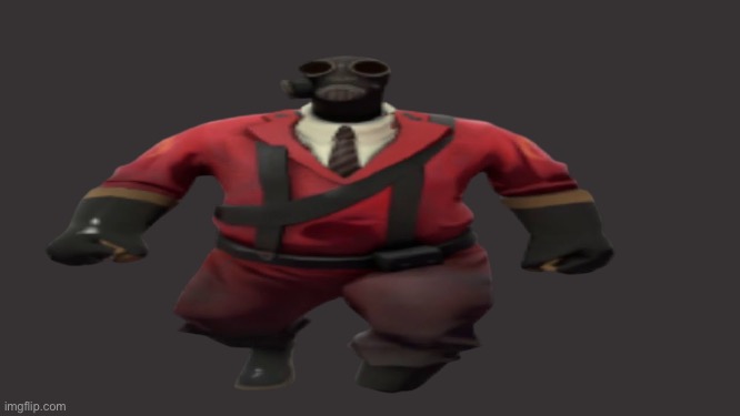 He coming | image tagged in ''hey guys tf2 pyro here'' but better | made w/ Imgflip meme maker