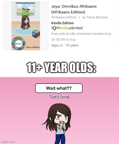 age 0 to 10???? But 11+ year olds???? | 11+ YEAR OLDS: | image tagged in blank white template,wait what,gacha | made w/ Imgflip meme maker