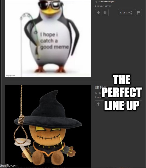 THE PERFECT LINE UP | image tagged in perfection | made w/ Imgflip meme maker