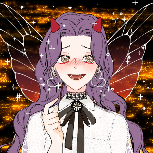 High Quality Lady Butterfly picrew Blank Meme Template
