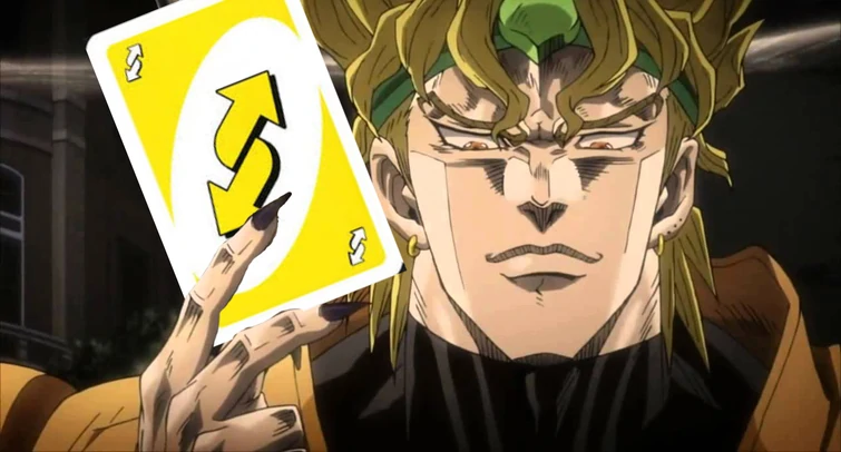 High Quality Dio Uno reverse card Blank Meme Template