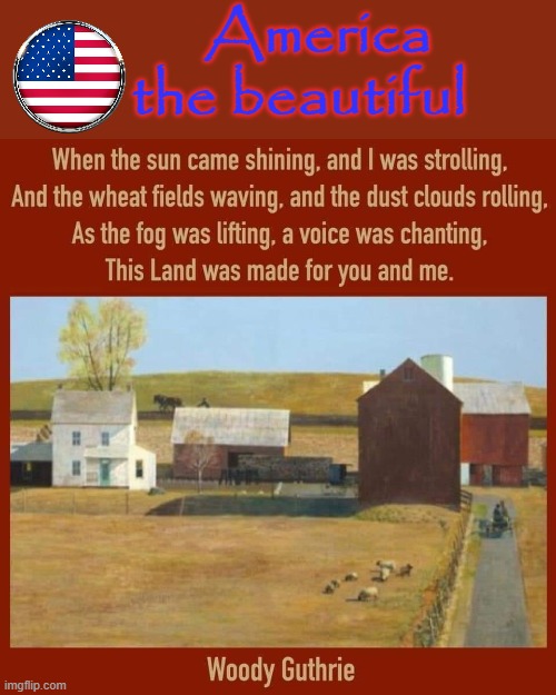 America the Beautiful | America
   the beautiful | image tagged in woody | made w/ Imgflip meme maker