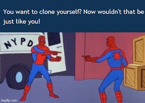 image tagged in spiderman clone,eyeroll | made w/ Imgflip meme maker