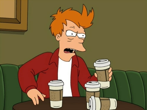 coffee futurama Blank Meme Template