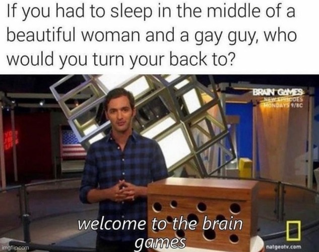 ????? | image tagged in brain games,yeah this is big brain time,memes,funny,repost | made w/ Imgflip meme maker