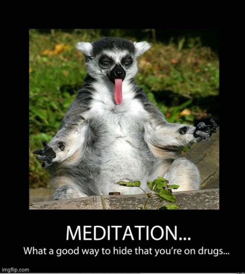 Meditation | image tagged in meditation,memes,funny memes | made w/ Imgflip meme maker