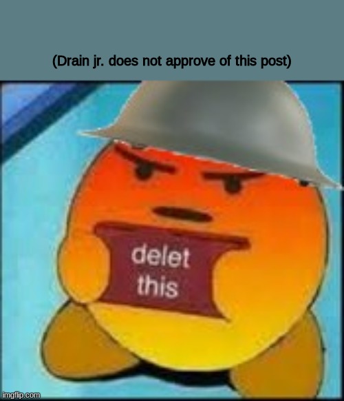 im gonna start using this when i see a post i dont like | (Drain jr. does not approve of this post) | image tagged in crusader | made w/ Imgflip meme maker