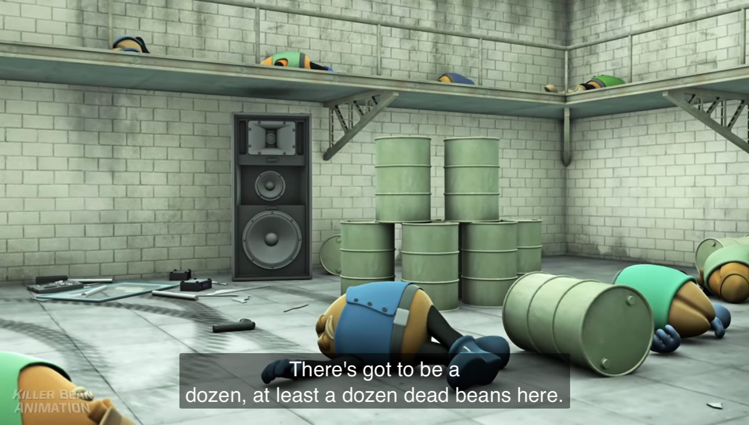 Killer Bean a dozen dead beans Blank Meme Template