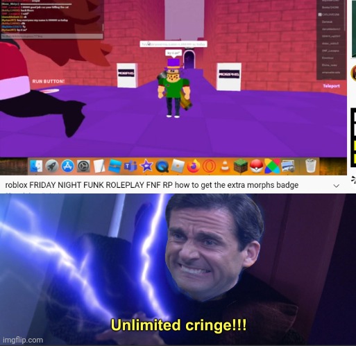 image tagged in unlimited cringe | made w/ Imgflip meme maker