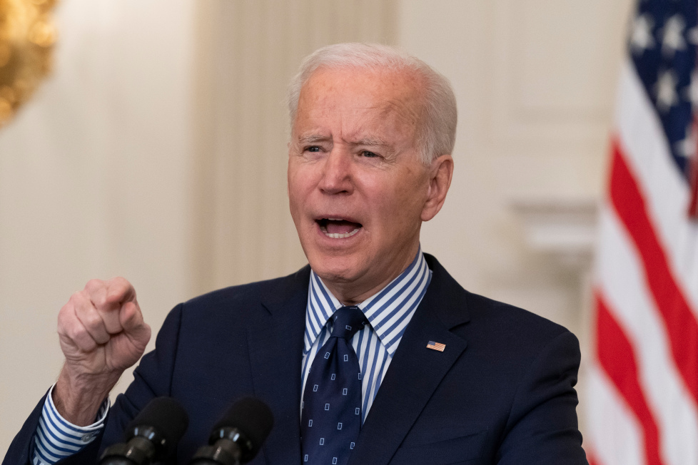 Grouchy Biden Blank Meme Template