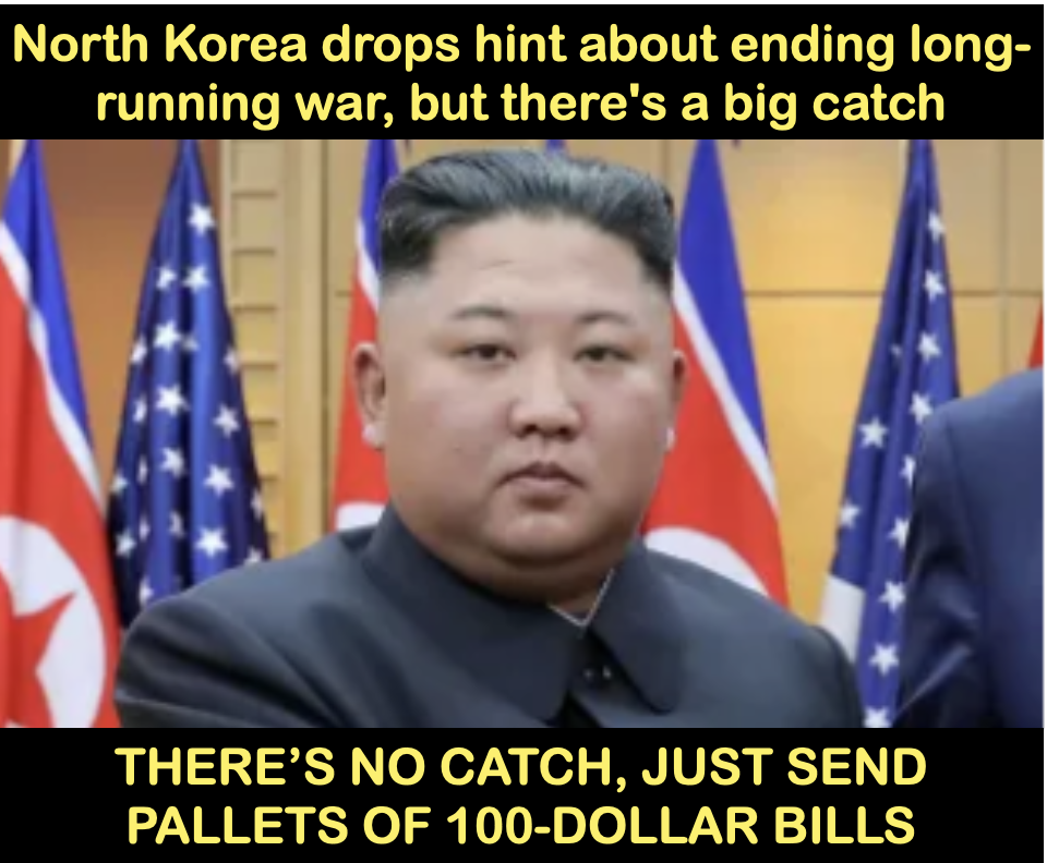 Kim makes demand Blank Meme Template