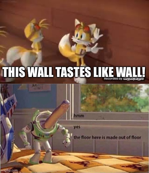 I hate myself | THIS WALL TASTES LIKE WALL! | image tagged in hey this wall taste like dirt,hmm yes the floor here is made out of floor | made w/ Imgflip meme maker