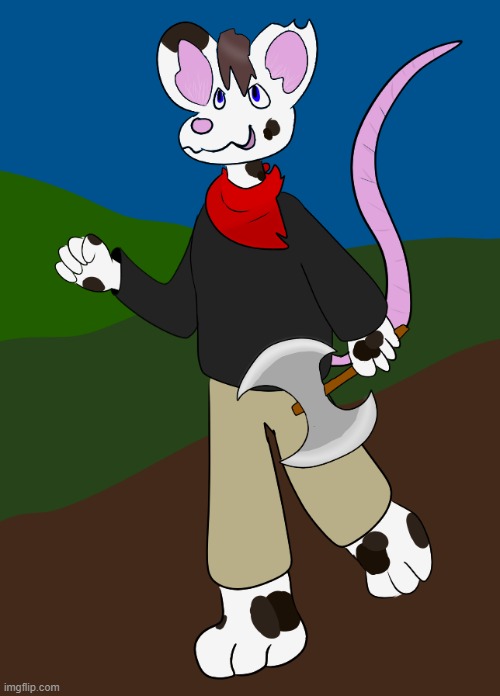 Mouse Bandit Furry | image tagged in furry,mouse,bandit,art,drawing | made w/ Imgflip meme maker