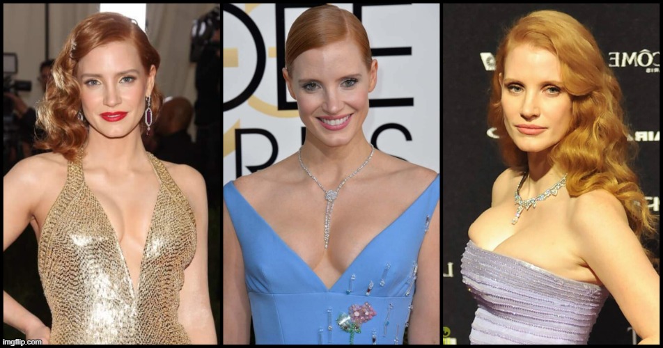Jessica Chastain — eye candy and classy | image tagged in jessica,redhead,hot,sexy | made w/ Imgflip meme maker