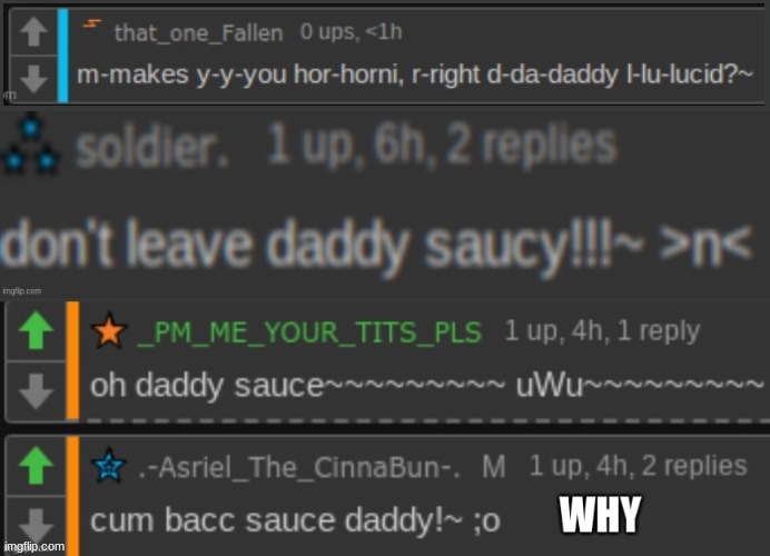 image tagged in why am i tormented with shit like this | made w/ Imgflip meme maker