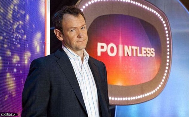 image tagged in pointless quiz show bbc | made w/ Imgflip meme maker