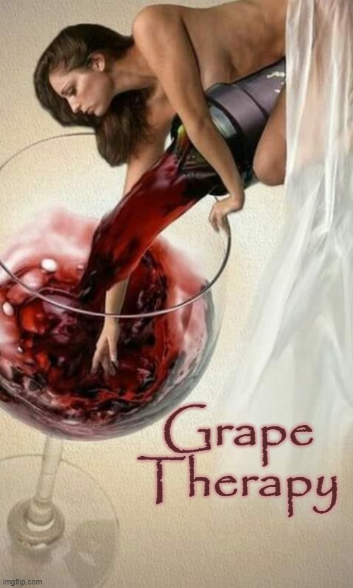 Grape Therapy | Grape
Therapy | image tagged in relaxed | made w/ Imgflip meme maker