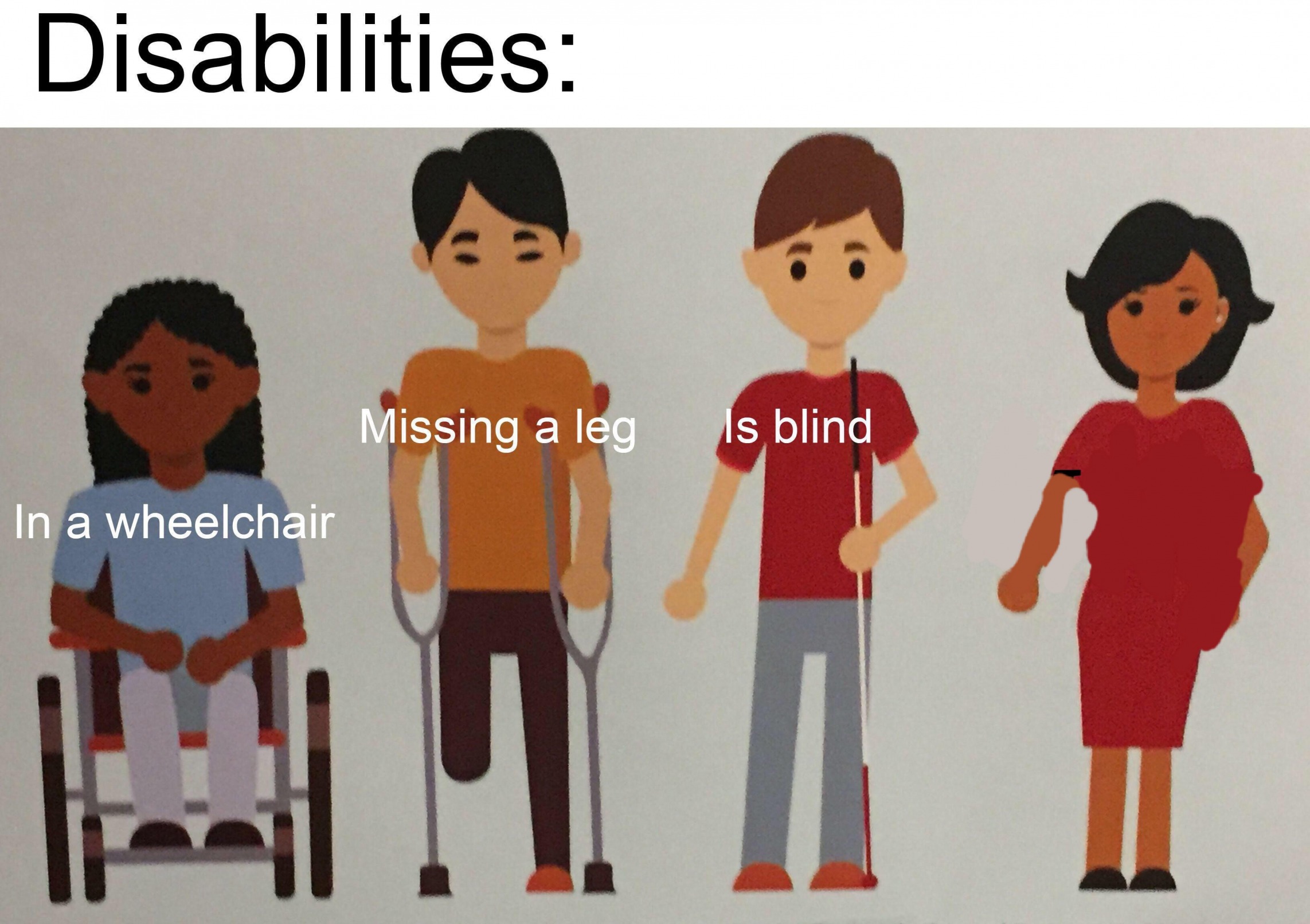 Disabilities Blank Meme Template