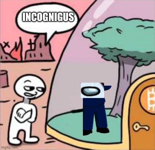 Amogus | INCOGNIGUS | image tagged in amogus | made w/ Imgflip meme maker