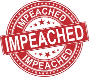 High Quality Impeached logo Blank Meme Template