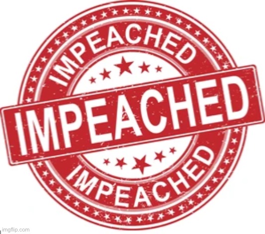 Impeached logo | image tagged in impeached logo | made w/ Imgflip meme maker