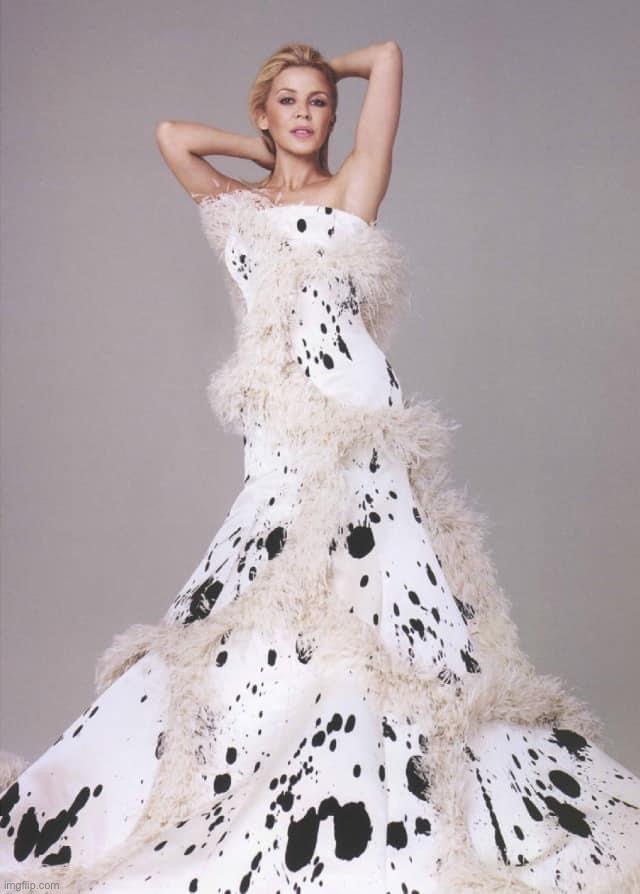 y is she a cow | image tagged in kylie gown | made w/ Imgflip meme maker
