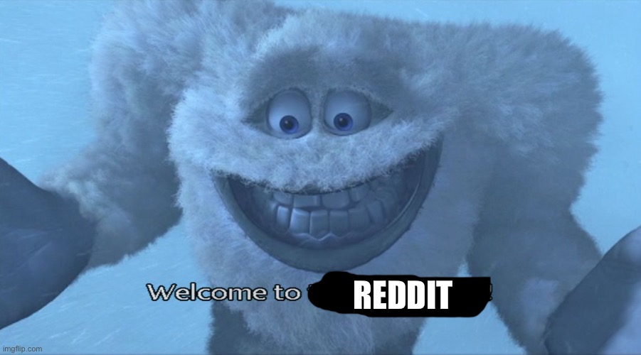 Welcome to the himalayas | REDDIT | image tagged in welcome to the himalayas | made w/ Imgflip meme maker