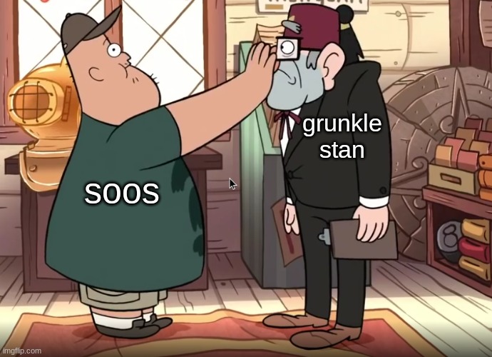 negotiation tactics | soos; grunkle stan | image tagged in negotiation tactics | made w/ Imgflip meme maker