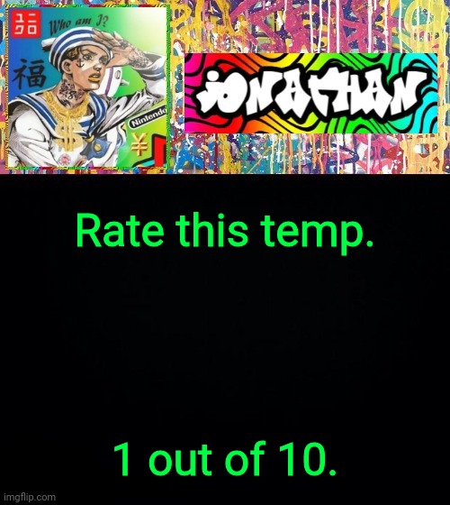 Rate this temp. 1 out of 10. | image tagged in jonathan's good vibes | made w/ Imgflip meme maker