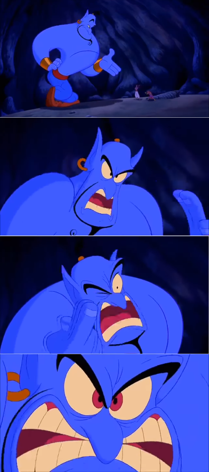 Genie sit down Blank Meme Template