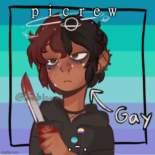 r e e e picrew | p i c r e w; .-. | image tagged in r e e e picrew | made w/ Imgflip meme maker