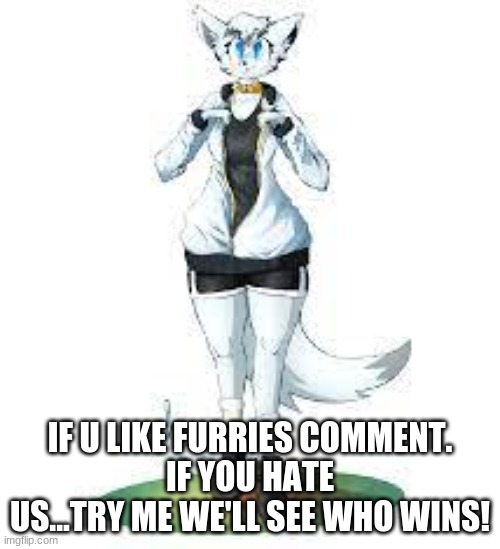 comment |  IF U LIKE FURRIES COMMENT.
IF YOU HATE US...TRY ME WE'LL SEE WHO WINS! | image tagged in antarctica | made w/ Imgflip meme maker