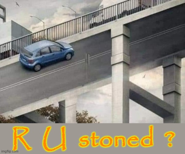 Stoned ? | R  U  stoned  ? | image tagged in optical illusion | made w/ Imgflip meme maker