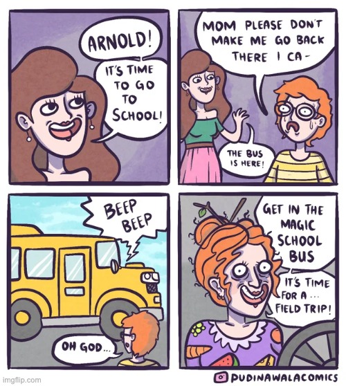 Cruising down on main street with the children screaming loud | image tagged in comics,unfunny | made w/ Imgflip meme maker