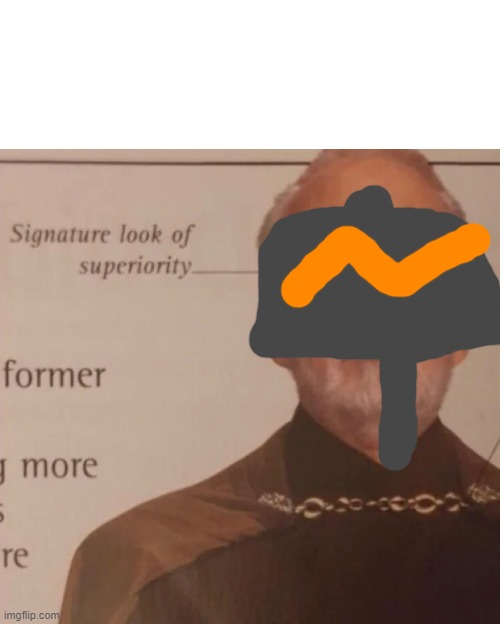 Signature Look of superiority | image tagged in signature look of superiority | made w/ Imgflip meme maker