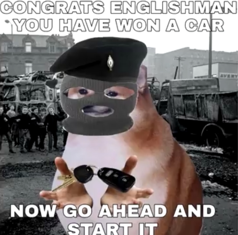 High Quality IRA Doge Blank Meme Template