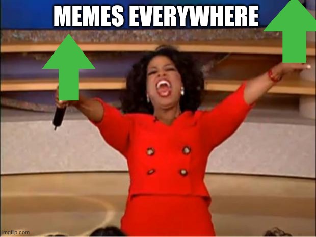 Oprah You Get A Meme | MEMES EVERYWHERE | image tagged in memes,oprah you get a | made w/ Imgflip meme maker