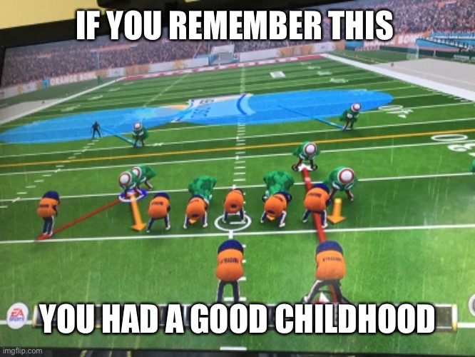 NCAA football 14 | IF YOU REMEMBER THIS; YOU HAD A GOOD CHILDHOOD | image tagged in football,college | made w/ Imgflip meme maker