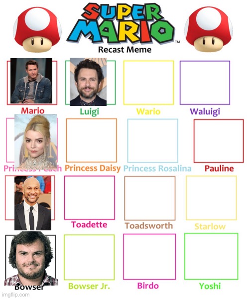 Mario recasting | image tagged in mario recasting,memes,owl city,dank memes,super mario | made w/ Imgflip meme maker